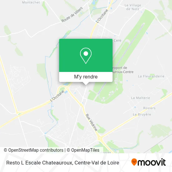 Resto L Escale Chateauroux plan