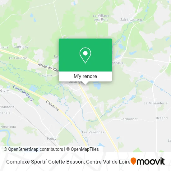Complexe Sportif Colette Besson plan