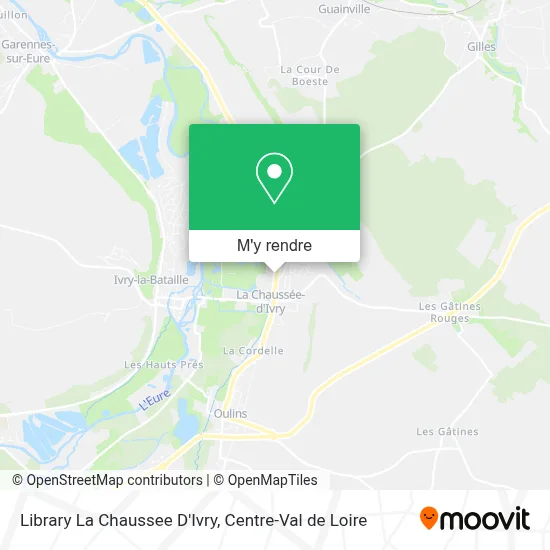 Library La Chaussee D'Ivry plan