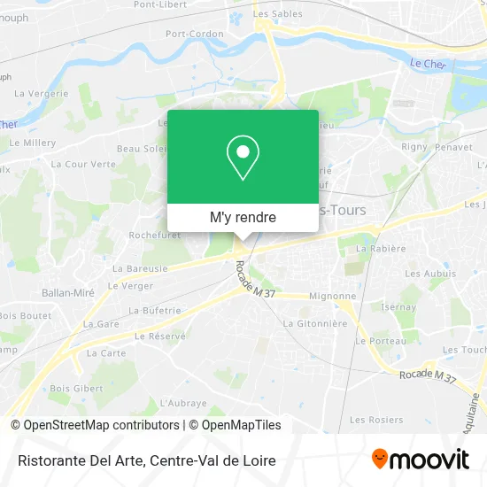 Ristorante Del Arte plan