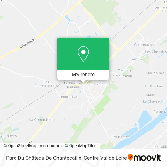 Parc Du Château De Chantecaille plan