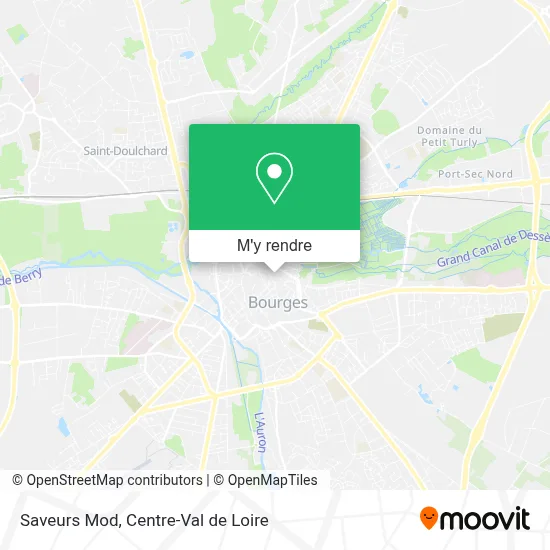 Saveurs Mod plan