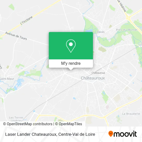 Laser Lander Chateauroux plan