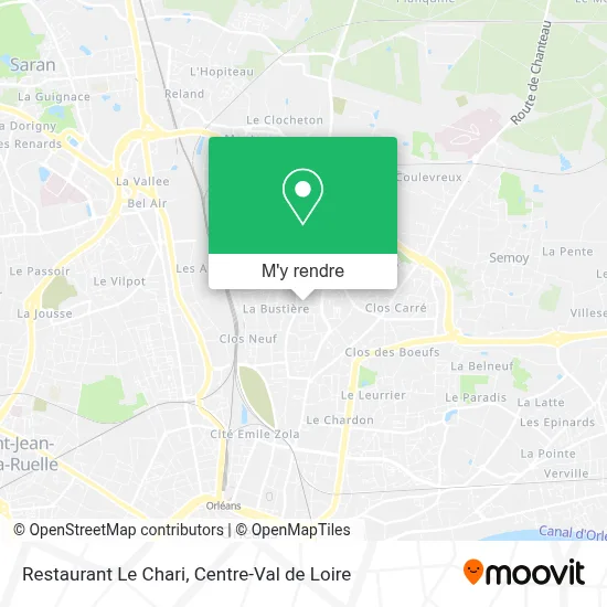 Restaurant Le Chari plan