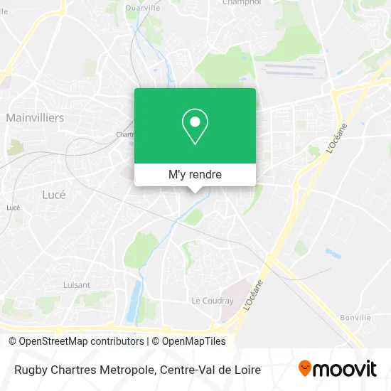 Rugby Chartres Metropole plan
