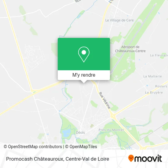 Promocash Châteauroux plan