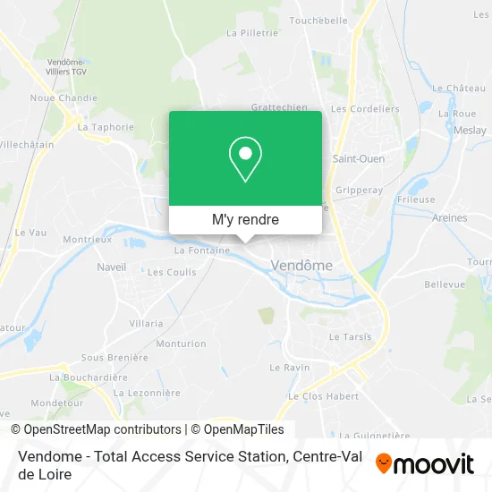 Vendome - Total Access Service Station plan