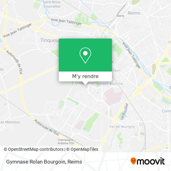 Gymnase Rolan Bourgoin plan