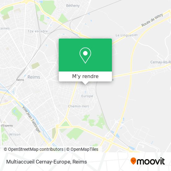 Multiaccueil Cernay-Europe plan