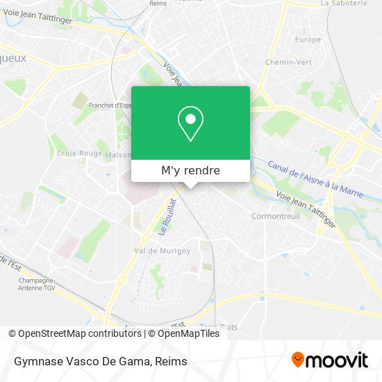 Gymnase Vasco De Gama plan