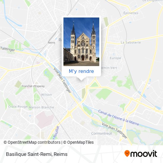 Basilique Saint-Remi plan
