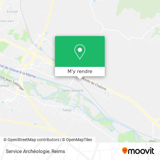 Service Archéologie plan