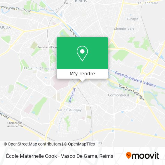 École Maternelle Cook - Vasco De Gama plan
