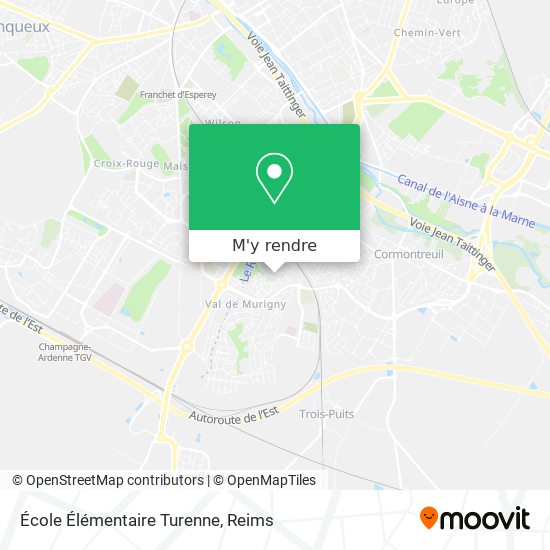 École Élémentaire Turenne plan