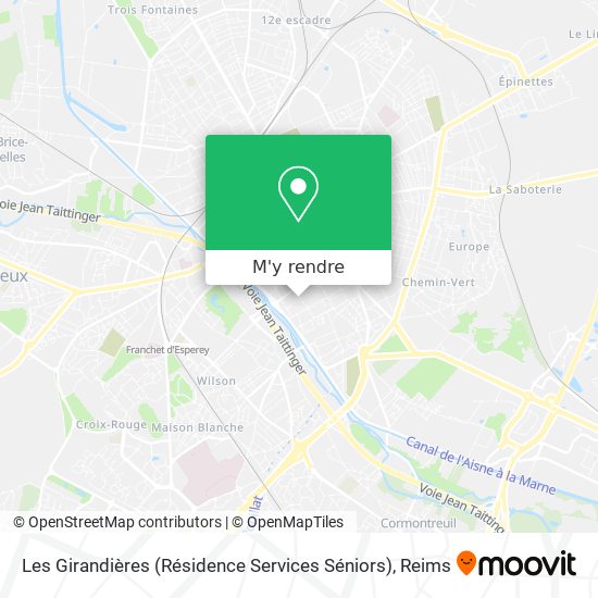 Les Girandières (Résidence Services Séniors) plan