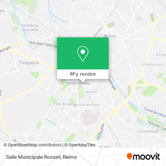 Salle Municipale Rossini plan