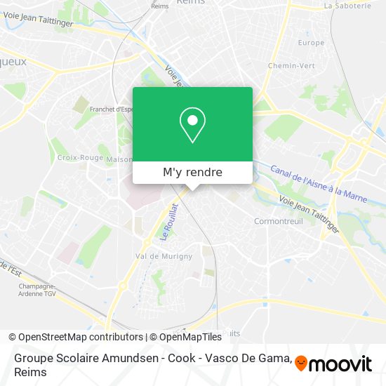 Groupe Scolaire Amundsen - Cook - Vasco De Gama plan