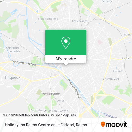 Holiday Inn Reims Centre an IHG Hotel plan