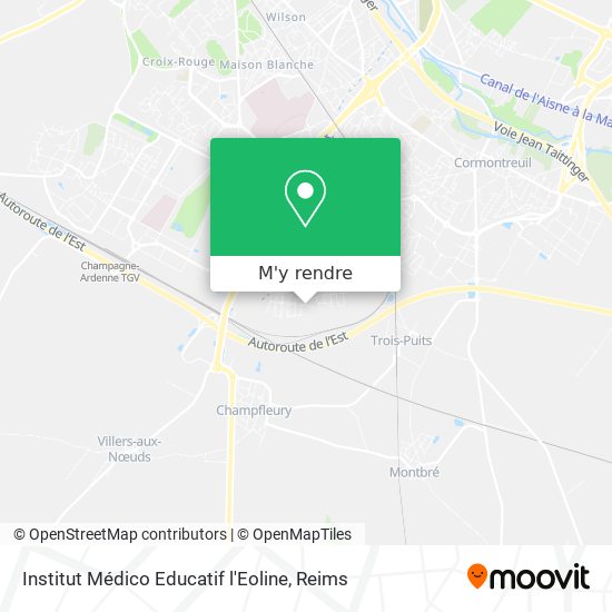 Institut Médico Educatif l'Eoline plan