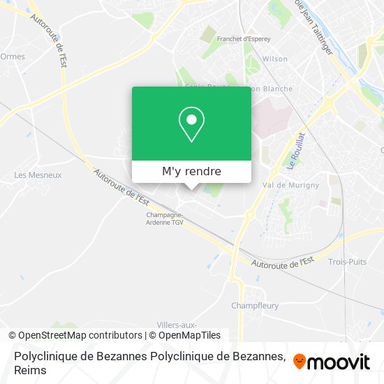 Polyclinique de Bezannes Polyclinique de Bezannes plan