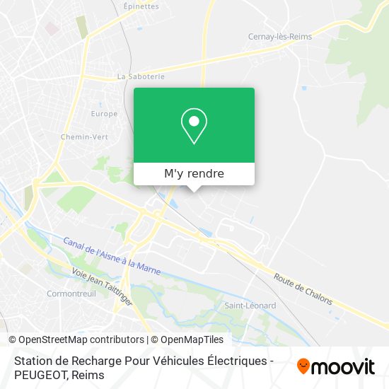 Station de Recharge Pour Véhicules Électriques - PEUGEOT plan