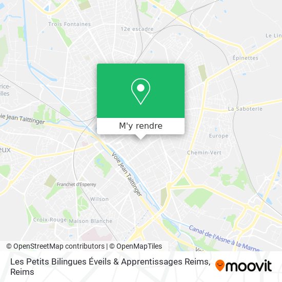 Les Petits Bilingues Éveils & Apprentissages Reims plan