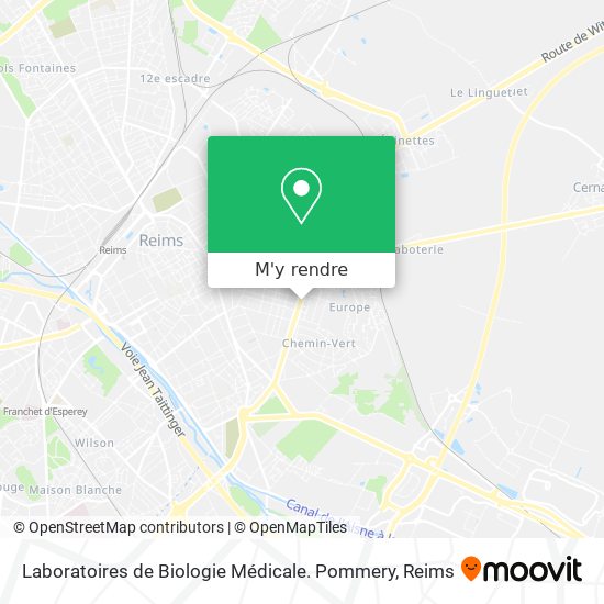 Laboratoires de Biologie Médicale. Pommery plan
