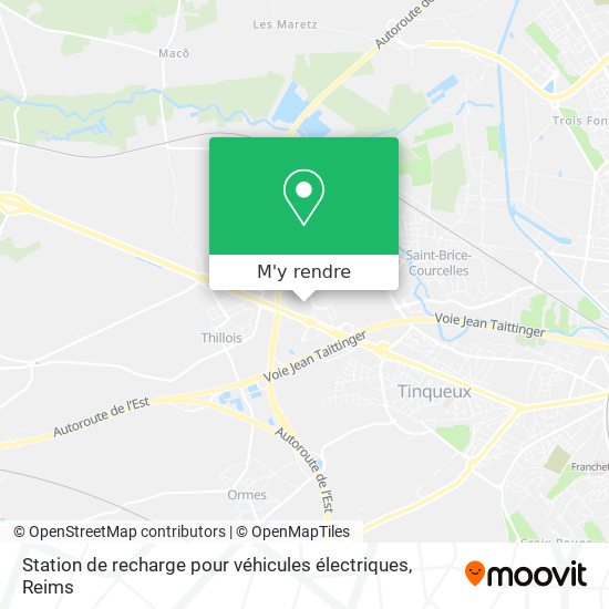 Station de recharge pour véhicules électriques plan