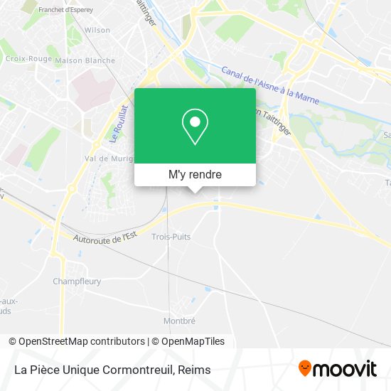 La Pièce Unique Cormontreuil plan