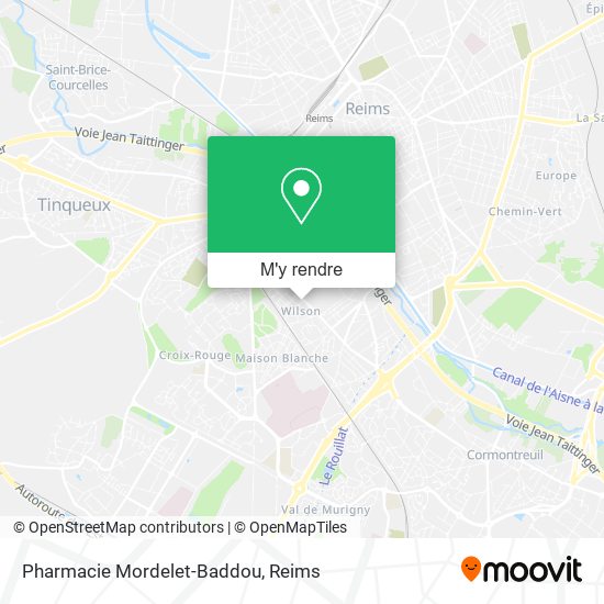 Pharmacie Mordelet-Baddou plan