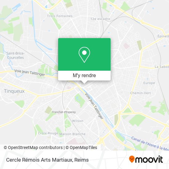 Cercle Rémois Arts Martiaux plan