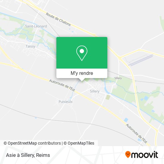 Asie à Sillery plan