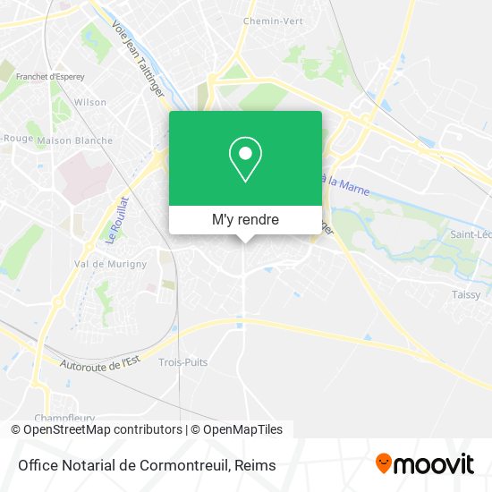 Office Notarial de Cormontreuil plan