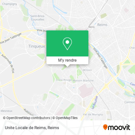 Unite Locale de Reims plan