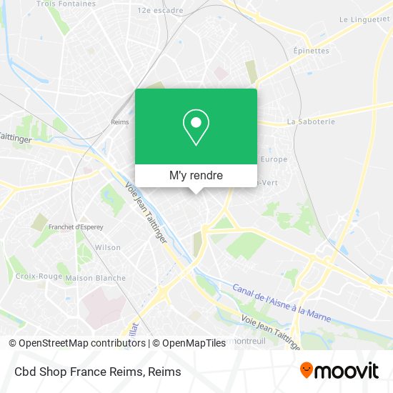Cbd Shop France Reims plan