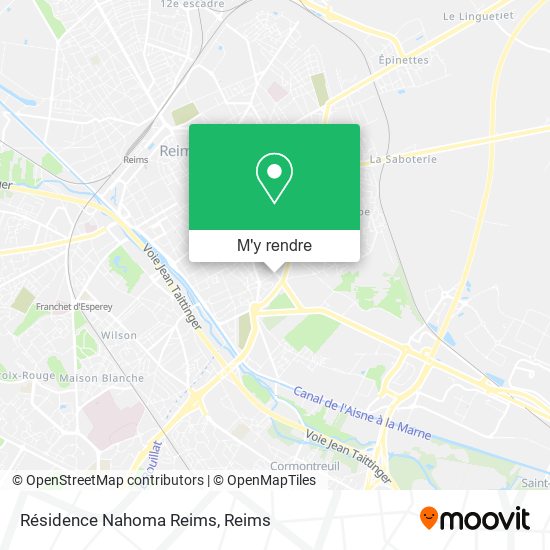 Résidence Nahoma Reims plan