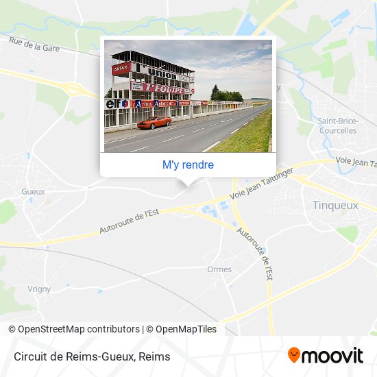 Circuit de Reims-Gueux plan