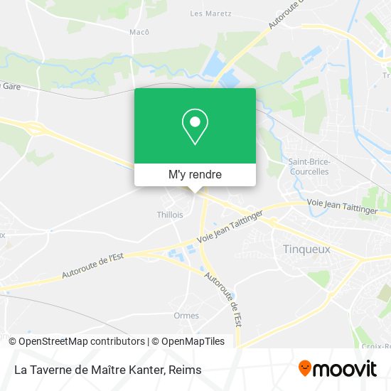La Taverne de Maître Kanter plan