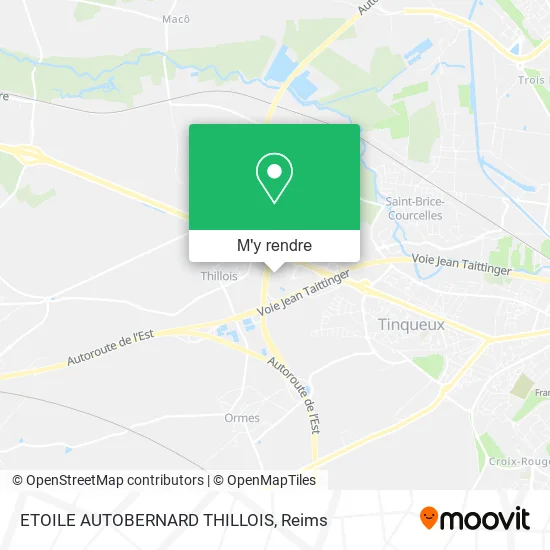 ETOILE AUTOBERNARD THILLOIS plan