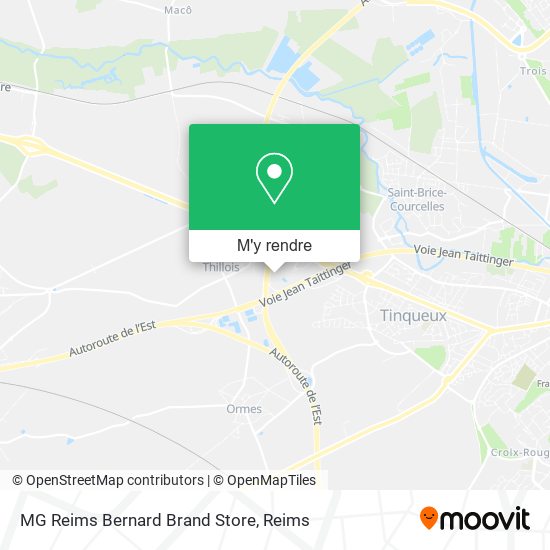 MG Reims Bernard Brand Store plan