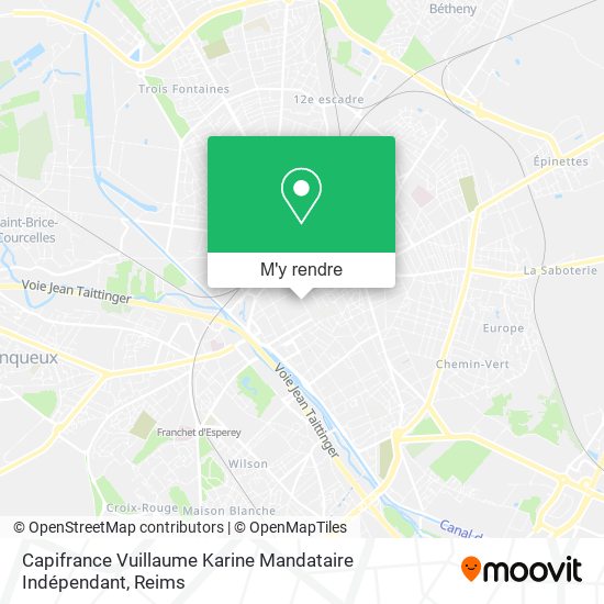 Capifrance Vuillaume Karine Mandataire Indépendant plan