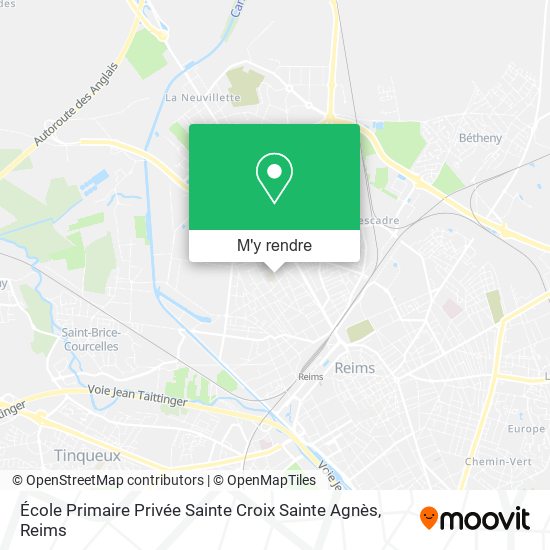 École Primaire Privée Sainte Croix Sainte Agnès plan