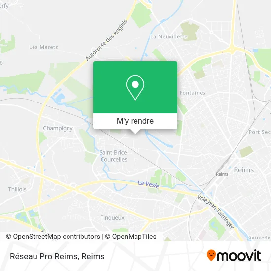 Réseau Pro Reims plan
