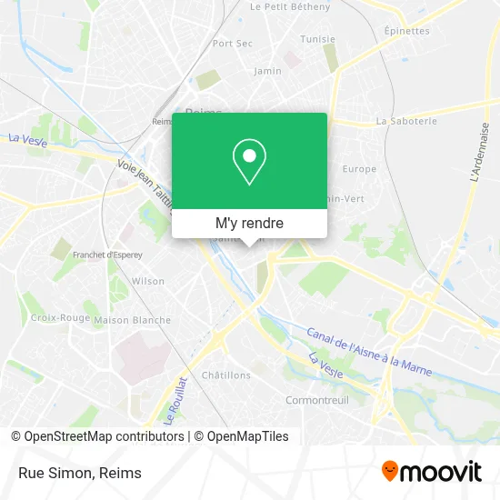 Rue Simon plan