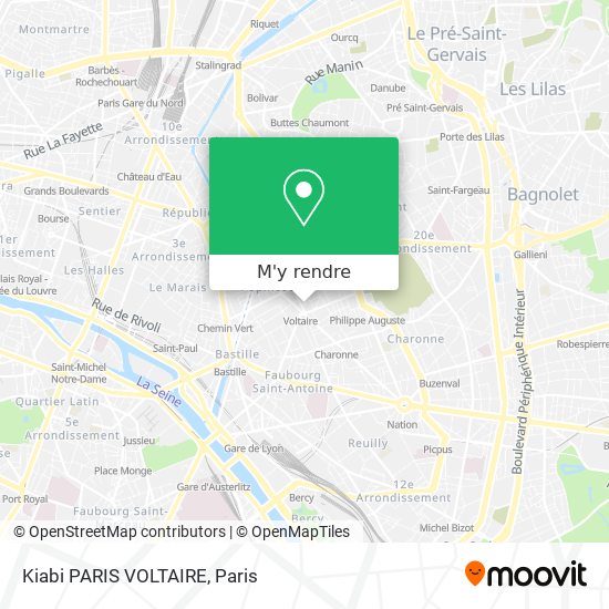 Kiabi PARIS VOLTAIRE plan