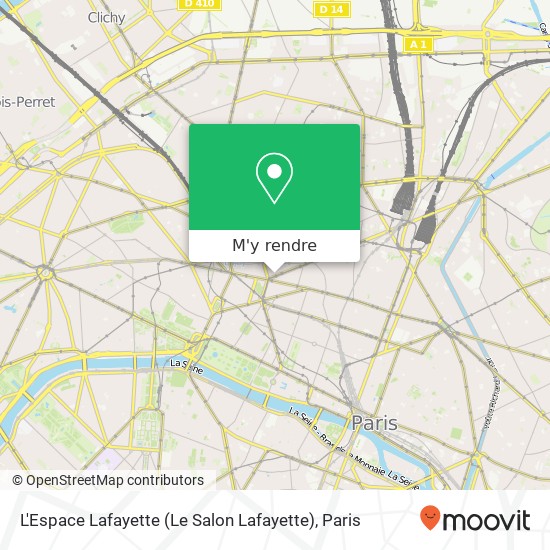 L'Espace Lafayette (Le Salon Lafayette) plan