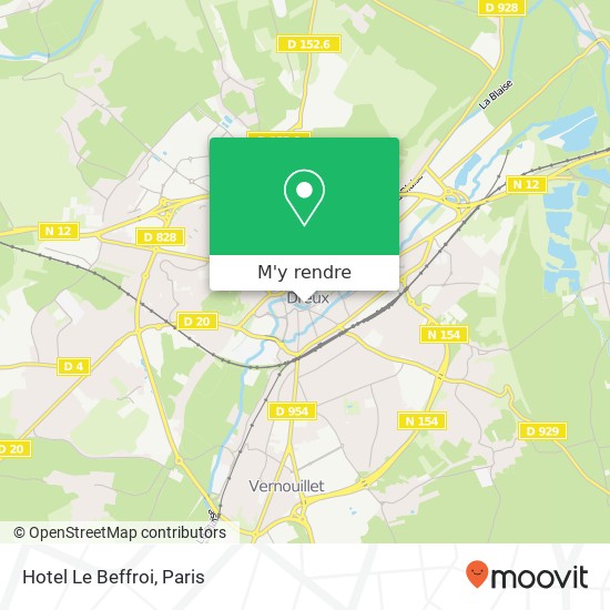 Hotel Le Beffroi plan