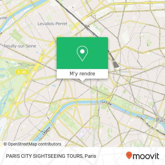 PARIS CITY SIGHTSEEING TOURS plan