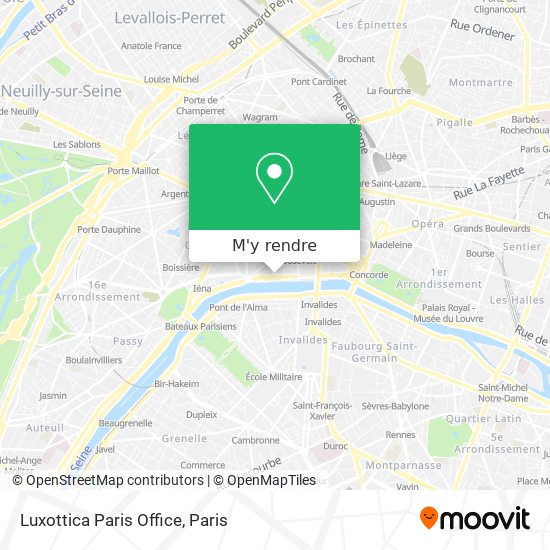 Luxottica Paris Office plan