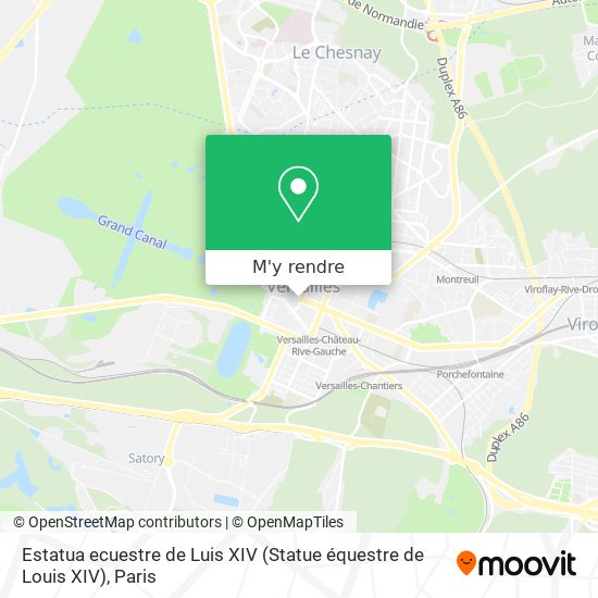 Estatua ecuestre de Luis XIV (Statue équestre de Louis XIV) plan